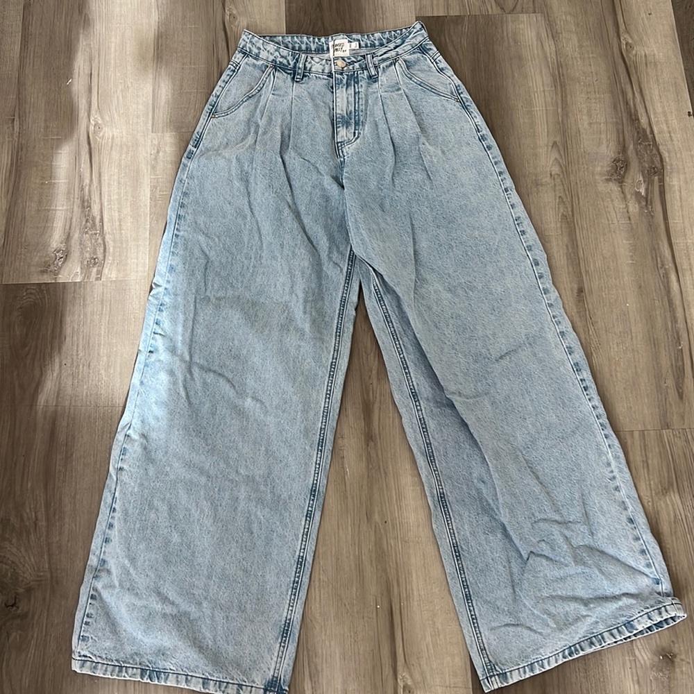 Princess Polly Baggy Wide Leg Jeans
